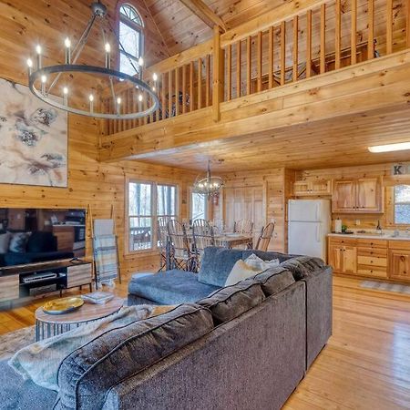 Mtn Cabin Sleeps 10 - 5 Mins To Fishing & Camping エリジェイ エクステリア 写真