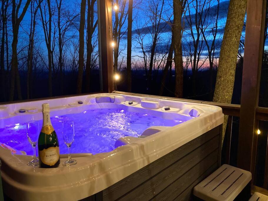 Mtn Cabin Sleeps 10 - 5 Mins To Fishing & Camping エリジェイ エクステリア 写真