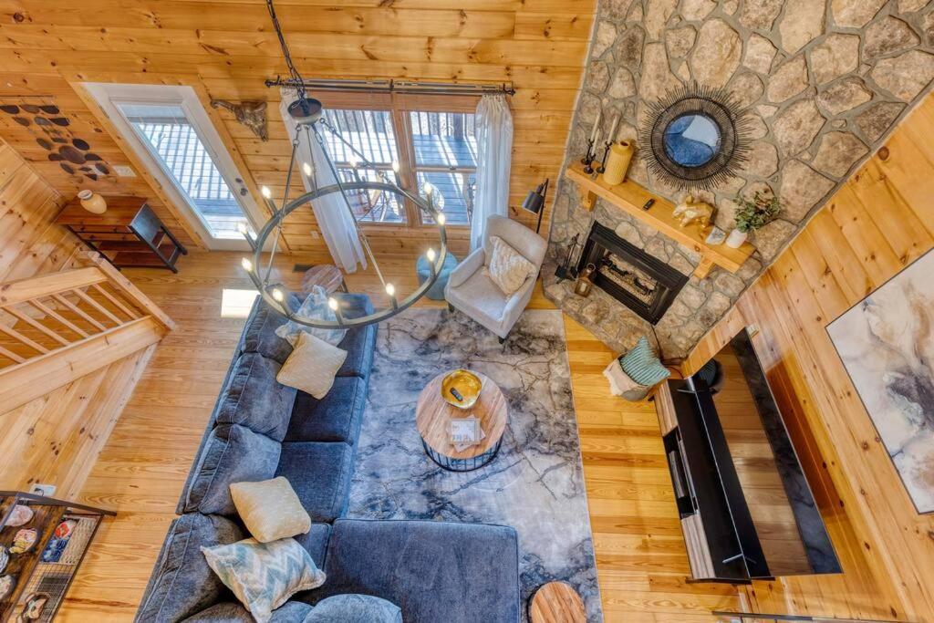 Mtn Cabin Sleeps 10 - 5 Mins To Fishing & Camping エリジェイ エクステリア 写真