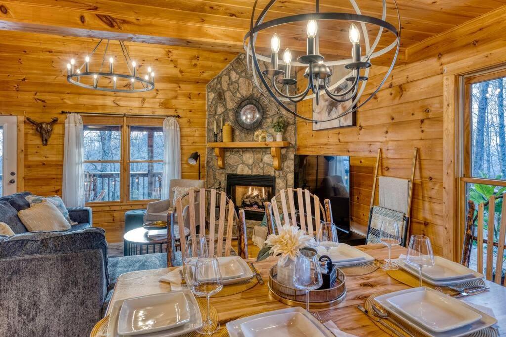 Mtn Cabin Sleeps 10 - 5 Mins To Fishing & Camping エリジェイ エクステリア 写真
