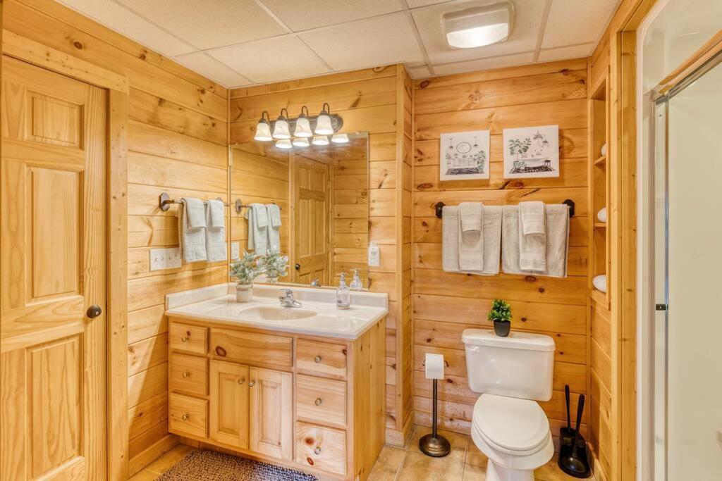Mtn Cabin Sleeps 10 - 5 Mins To Fishing & Camping エリジェイ エクステリア 写真
